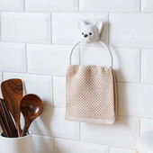 Χαριτωμένα κινούμενα σχέδια παιδική κρεμάστρα για πετσέτες κουζίνας κρεμάστρα για πετσέτες μπάνιου χωρίς γροθιά χωρίς ίχνος πετσέτα με δαχτυλίδι για πετσέτα