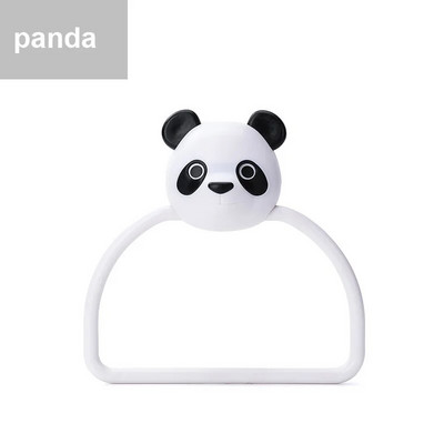 Χαριτωμένα κινούμενα σχέδια παιδική κρεμάστρα για πετσέτες κουζίνας κρεμάστρα για πετσέτες μπάνιου χωρίς γροθιά χωρίς ίχνος πετσέτα με δαχτυλίδι για πετσέτα