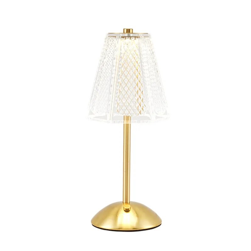 Crystal Diamond laualambid Retro Led baari laualamp USB Laetav silmade kaitse öövalgusti magamistoa hotelli kontorisse
