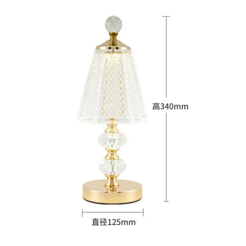 Crystal Diamond laualambid Retro Led baari laualamp USB Laetav silmade kaitse öövalgusti magamistoa hotelli kontorisse