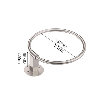 Πολλαπλές διαθέσιμες επιφάνειες Δαχτυλίδι πετσέτας Πλακάκι Γυψοσανίδας από ανοξείδωτο χάλυβα Καλός εξαερισμός Μπάνιο Νεότερο Hot For