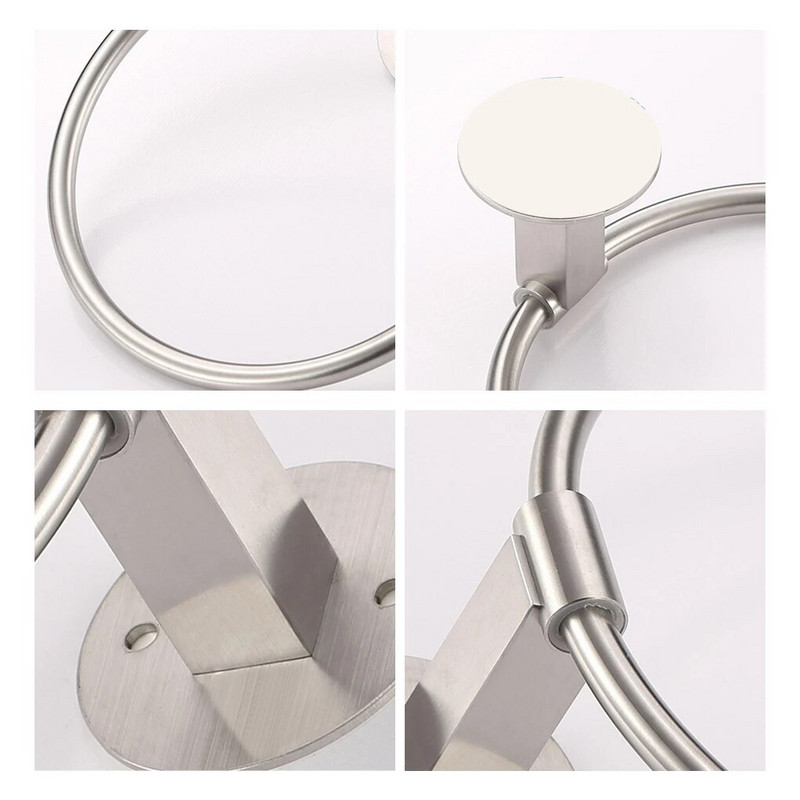 Πολλαπλές διαθέσιμες επιφάνειες Δαχτυλίδι πετσέτας Πλακάκι Γυψοσανίδας από ανοξείδωτο χάλυβα Καλός εξαερισμός Μπάνιο Νεότερο Hot For