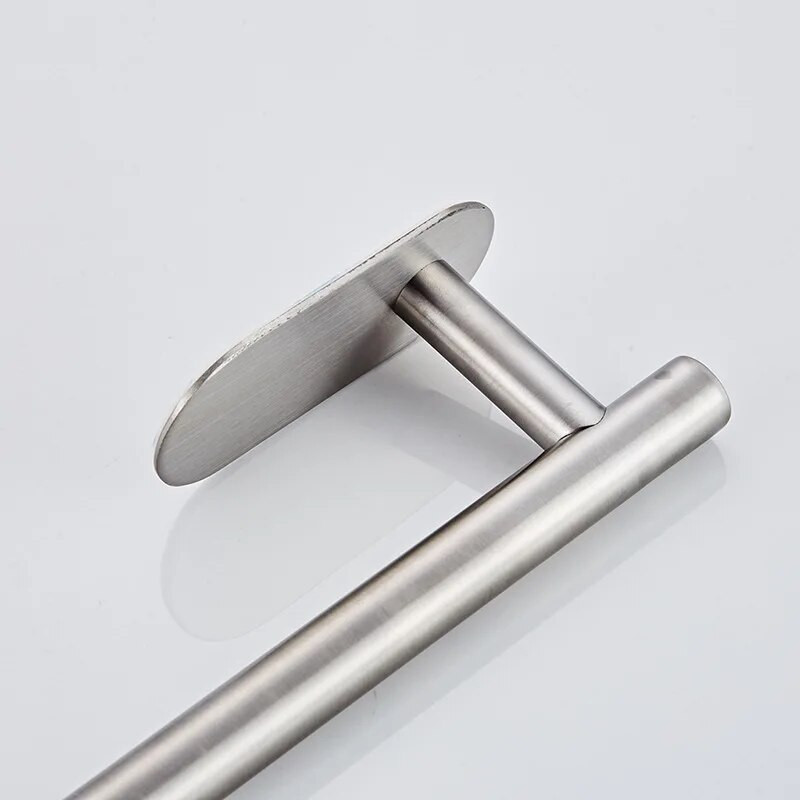 40cm 50cm Θήκη πετσετών χεριών Σχάρα για πετσέτες Αυτοκόλλητη μπάρα μπάνιου πετσετών κουζίνας σε τοίχο από ανοξείδωτο ατσάλι χρυσό μαύρο