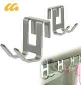 1 buc. Cârlig de ușă din aluminiu spațial în formă de H, agățat, baie, bucătărie, suport de depozitare, duș, geantă pentru prosop, rafturi pentru tacâmuri, feronerie pentru organizare