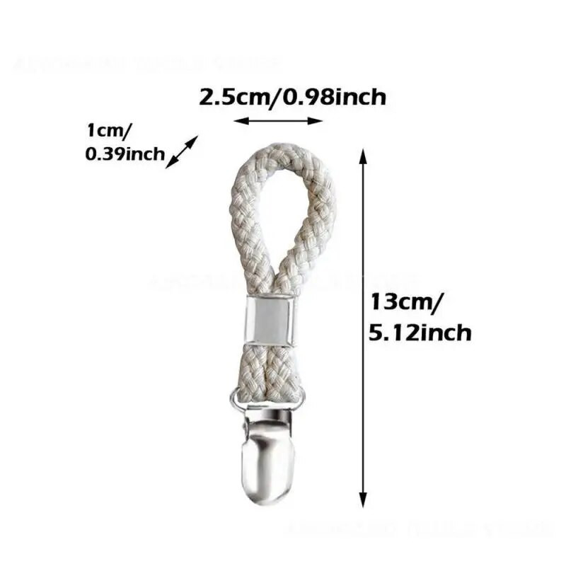 1/2 vnt. Pakuotės Kabantys arbatos rankšluosčių segtukai Rankšluosčių kabyklos Rankšluosčių kabliukas Audinio pakabos laikiklio laikikliai Pinti medvilninė kilpa