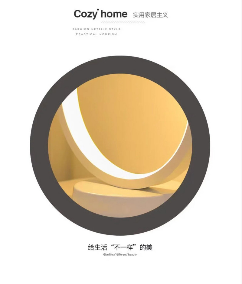 20 cm LED lihtne ümmargune rõngas laualamp Magamistoa voodi kõrval elutuba Restoran Hotelli dekoratiivlamp hämardatav ümmargune öövalgus