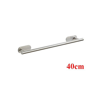 Κρεμάστρα για πετσέτες μπάνιου από ανοξείδωτο ατσάλι Αυτοκόλλητη επιτοίχια θήκη για πετσέτες μπάνιου Ράφι κρεμάστρα ρούχων