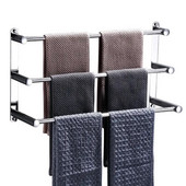 Μπάρα για πετσέτες μπάνιου Επιτοίχια θήκη για πετσέτες από ανοξείδωτο χάλυβα Κρεμάστρα για πετσέτες Κόλλα Αξεσουάρ αποθήκευσης Αξεσουάρ μπάνιου