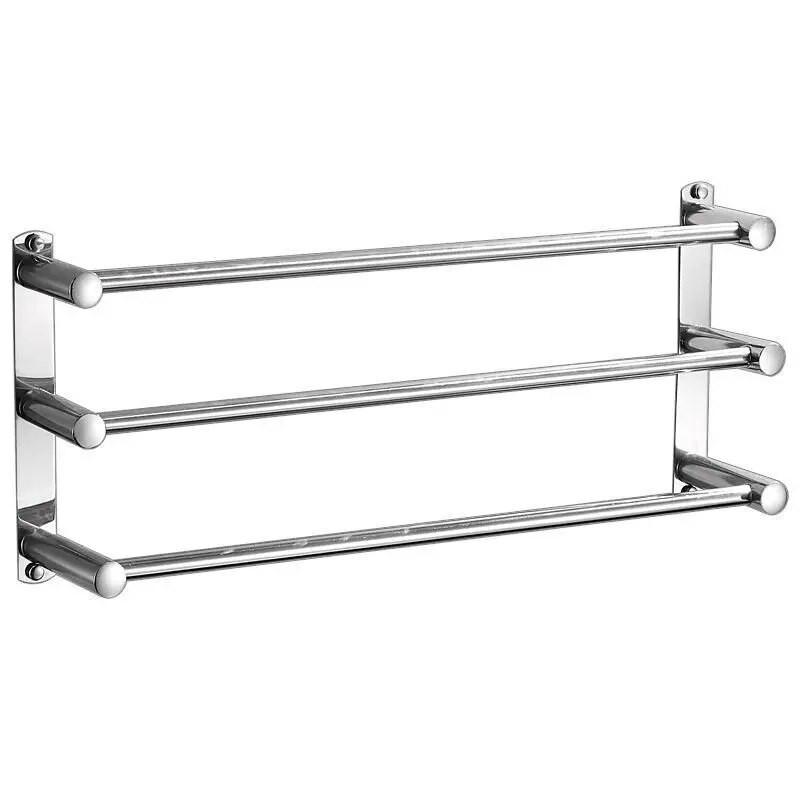 Μπάρα για πετσέτες μπάνιου Επιτοίχια θήκη για πετσέτες από ανοξείδωτο χάλυβα Κρεμάστρα για πετσέτες Κόλλα Αξεσουάρ αποθήκευσης Αξεσουάρ μπάνιου