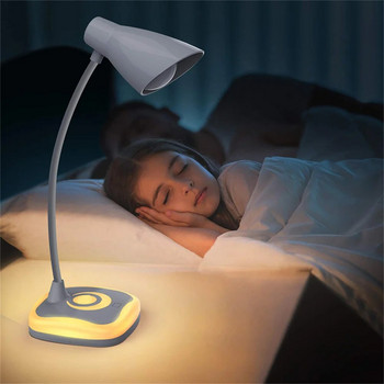 Димируема Led настолна лампа USB акумулаторна око Нощна лампа за спалня Depart Children Study Lights за четене Преносима 2023 Нова светлина
