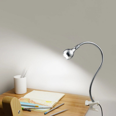Επιτραπέζιο φωτιστικό Usb Ευέλικτο επιτραπέζιο φωτιστικό με κλιπ μελέτης Φωτιστικά ανάγνωσης κομοδίνο Επιτραπέζιο υπνοδωμάτιο Διακοσμητικό φωτιστικό νύχτας με διακόπτη USB φωτιστικό LED