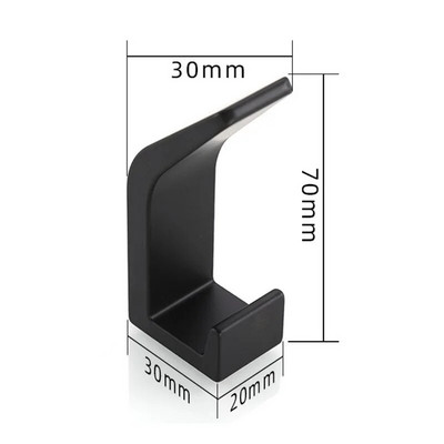 Μονό Γάντζος Μπάνιου Χώρου Αλουμινίου Ρούχα Γάντζος Πετσέτα Γάντζος για Ρούχα Μπάνιου Γάντζος Σαλόνι Αξεσουάρ κουζίνας