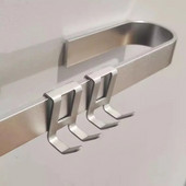 Vannitoa alumiiniumist konksu punch tasuta seinale kinnitatav konks rätik dušš klaasuks konks riiul kott konks majapidamises panipaiga korraldaja