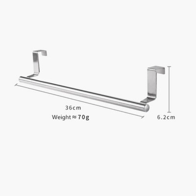 Βάση για πετσέτες πόρτας Αποθήκευση από ανοξείδωτο χάλυβα Ντουλάπι κουζίνας γενικής χρήσης Ντουλάπα μπάνιου πόρτας κρεμαστά διάφορα είδη οργάνωσης πετσετών ραφιών