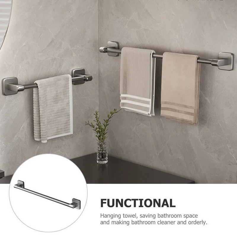 Μπάρα πετσετών πόρτας ντους Στήριγμα μπάνιου Κρεμάστρα τοίχου Πύργος Μπάνιου Χωρίς τρυπάνι Βάση οργάνωσης Αυτοκόλλητο