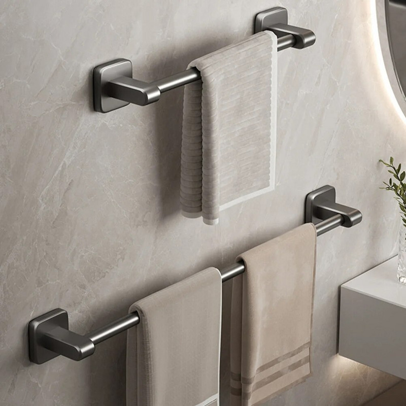 Μπάρα πετσετών πόρτας ντους Στήριγμα μπάνιου Κρεμάστρα τοίχου Πύργος Μπάνιου Χωρίς τρυπάνι Βάση οργάνωσης Αυτοκόλλητο