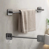 Vannitoa käterätikuivati isekleepuv seinale kinnitatav käterätikuriiul Metallist vannitoarätikute korraldaja Puurimata Vannitoatarvikud