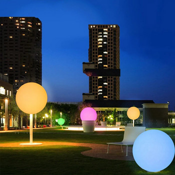 Градинска топка Светлина Слънчева LED светеща топка Водоустойчива лампа за морава Играчка за басейн Парти на открито Сватбен бар Тревна пътека Декорация на двор