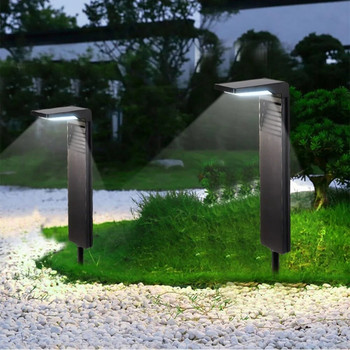 Ηλιακός τροφοδοτούμενος εξωτερικός λαμπτήρας κήπου Αδιάβροχο μονοπάτι τοπίου εξωτερικού χώρου για διακοσμητικό αίθριο γκαζόν πίσω αυλής