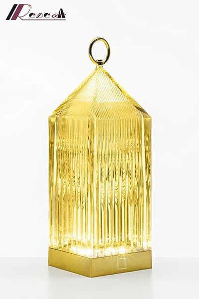 Ιταλική Kartall Σχεδιασμός Ακρυλικό Κρυστάλλινο Φανάρι Μπαταρίας Φωτεινό Επαναφορτιζόμενο Επιτραπέζιο Φωτιστικό Εστιατορίου Διακοσμητικό Νυχτερινό Πηγή