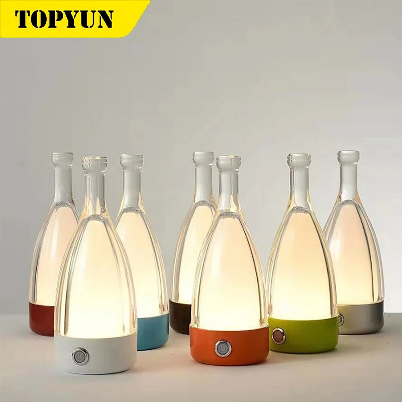 Nešiojama belaidė įkraunama stalinė lempa, aliuminio jutiklinė vaikiška naktinio apšvietimo lempa svetainės skaitymo dekoravimo LED stalinė lempa