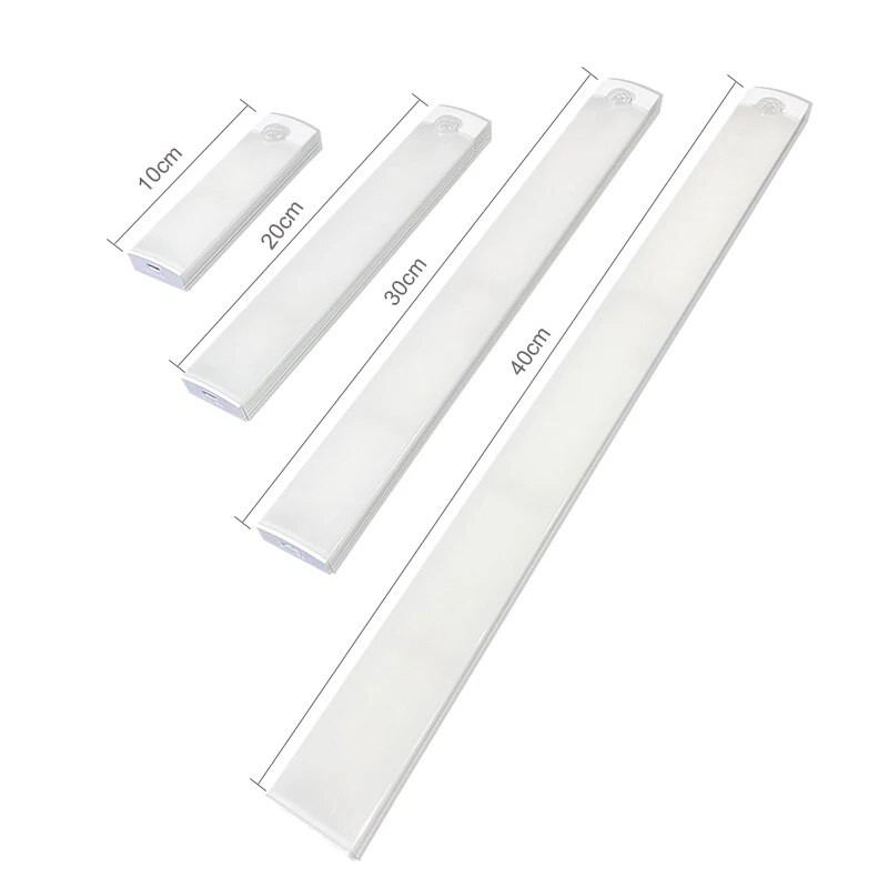 LED κάτω από το ντουλάπι Νυχτερινό φως USB Επαναφορτιζόμενος αισθητήρας κίνησης Ντουλάπα Φως Κουζίνα Υπνοδωμάτιο Φωτισμός Κουζίνας Φωτιστικό τοίχου