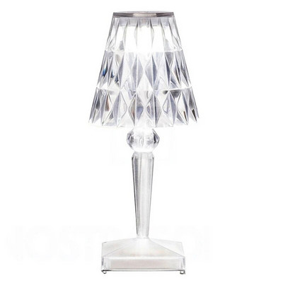 Επιτραπέζιο φωτιστικό Usb Επαναφορτιζόμενο Επιτραπέζιο Φωτιστικό Ακρυλικό Κρυστάλλινο Τέχνης για Υπνοδωμάτιο Ξενοδοχείου Επιτραπέζιο Φωτιστικό Σαλονιού Εστιατόριο