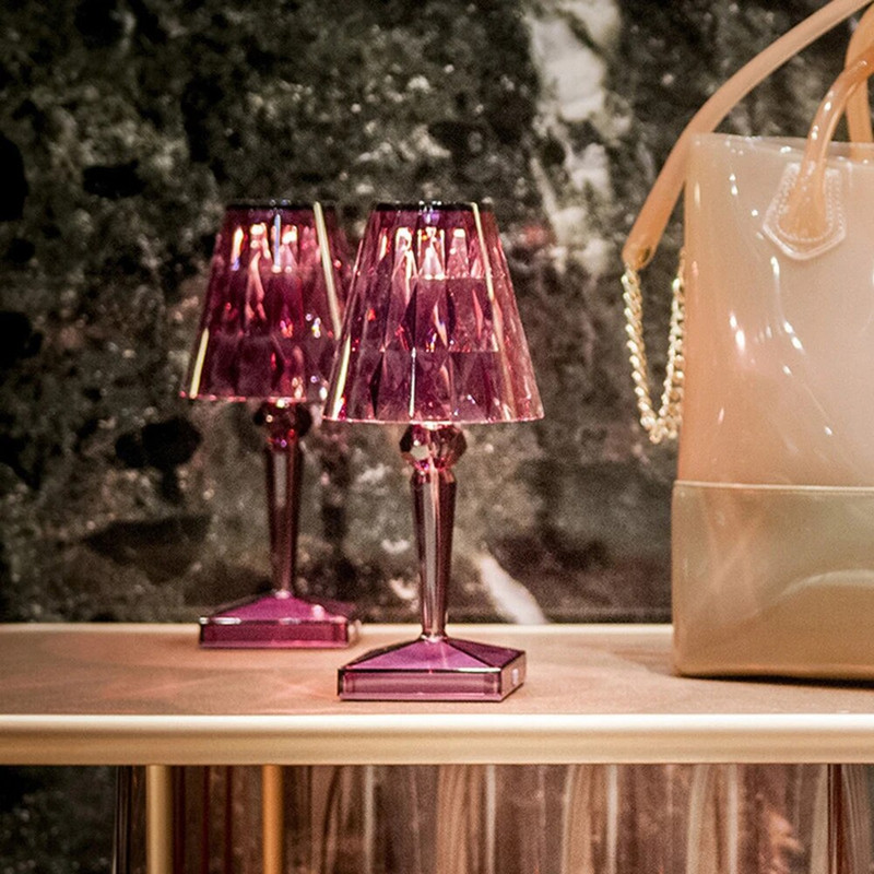 Επιτραπέζιο φωτιστικό Usb Επαναφορτιζόμενο Επιτραπέζιο Φωτιστικό Ακρυλικό Κρυστάλλινο Τέχνης για Υπνοδωμάτιο Ξενοδοχείου Επιτραπέζιο Φωτιστικό Σαλονιού Εστιατόριο