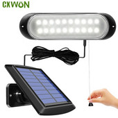 Lămpi solare spre grădină, pentru interior, sârmă de tragere, cablu de 5 m, lumină solară, lampă cu energie solară, apă solară de perete de grădină, rezistentă la apă