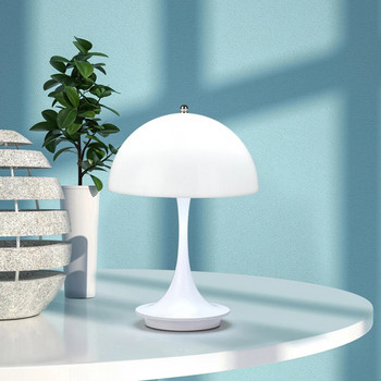 Цветен прозрачен абажур Настолна лампа Нощна LED лампа за бюро Акумулаторна нощна лампа Декоративна лампа за ресторант