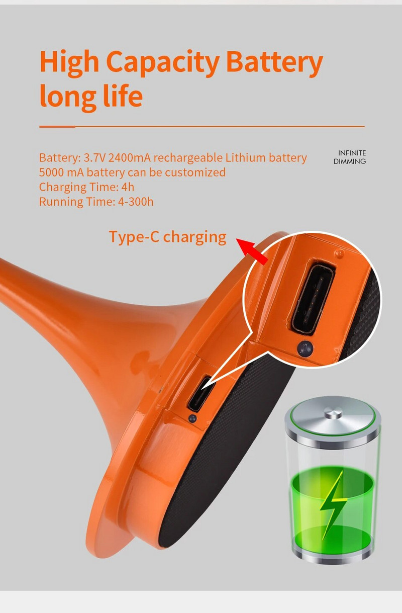 Värviline läbipaistva lambivarjuga laualamp Magamistoa voodi kõrval LED laualamp Laetav öölamp Restorani dekoratiivlamp