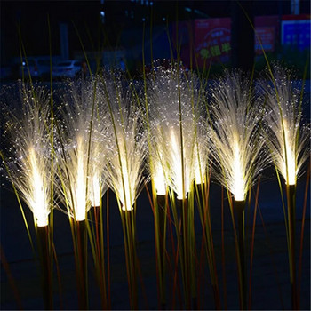 LED слънчеви градински светлини Светещи тръстикови слънчеви светлини Външна декоративна слънчева захранвана лампа Коледни светлини за дворна тревна градина