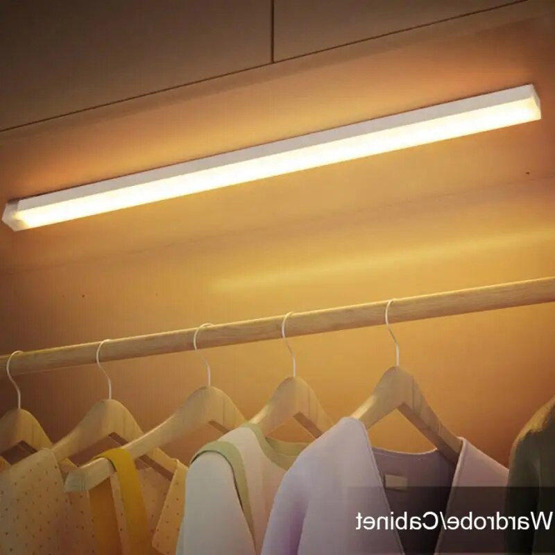 Liikumisanduriga öövalgus LED-valgusti kapi alune valgus Liikumisandur kapi valgustuskapp USB-laetav lambikapi valgus