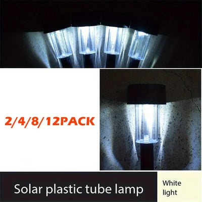 2-12 pakki päikeseenergia rajavalgustid välitingimustes päikeseenergial töötavad maastikuaiavalgustid rajale muru siseõue tee kõnnitee kaunistamiseks