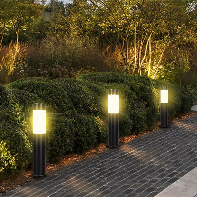 Соларни светлини за градински пътеки Външно LED осветление Заземителен щепсел Светлина за патио Градини Пътеки Тревна площ Двор