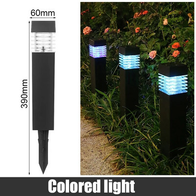 Lumini solare cu LED-uri în aer liber Iluminat decorativ peisaj rezistent la apă Lampă pentru cărare pentru pasarelă, peluză, curte, curte, decor