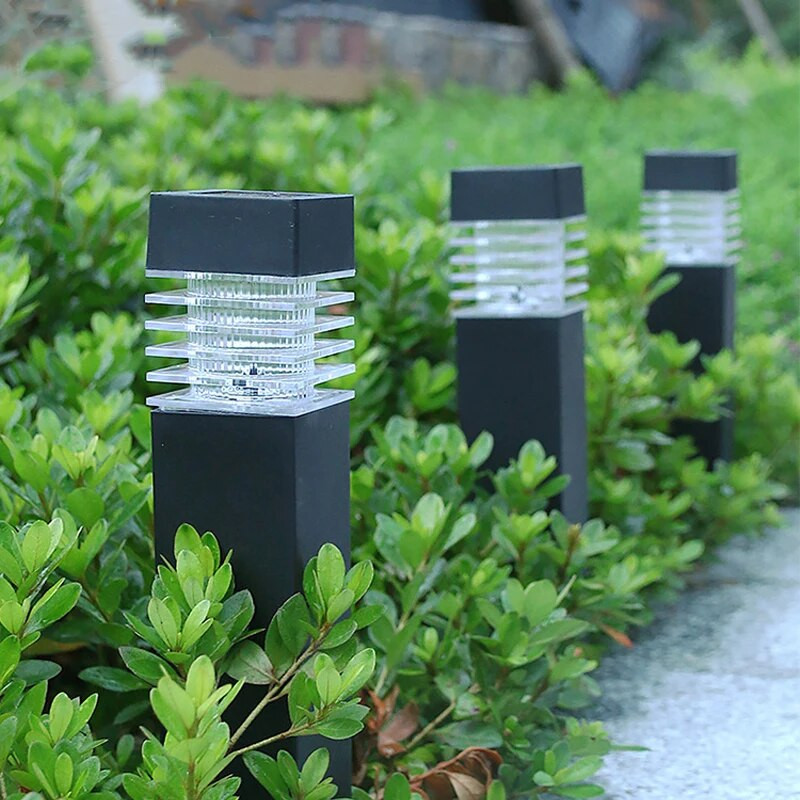Lauko saulės šviesos diodų žibintai sodo dekoratyvinis vandeniui atsparus kraštovaizdžio apšvietimas tako lempa, skirta pėsčiųjų vejos kiemo kiemo važiuojamosios dalies dekoravimui