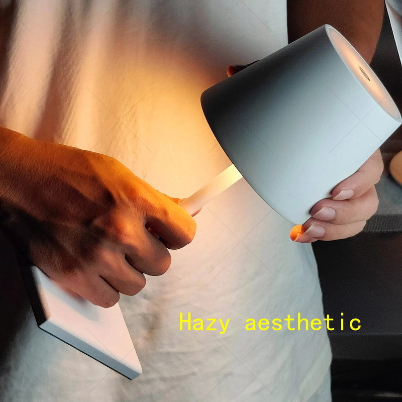 5200 mAh aku IP54 veekindel juhtmevaba Pro mini laualamp, puutetundlik, hämardatav restorani söögituppa