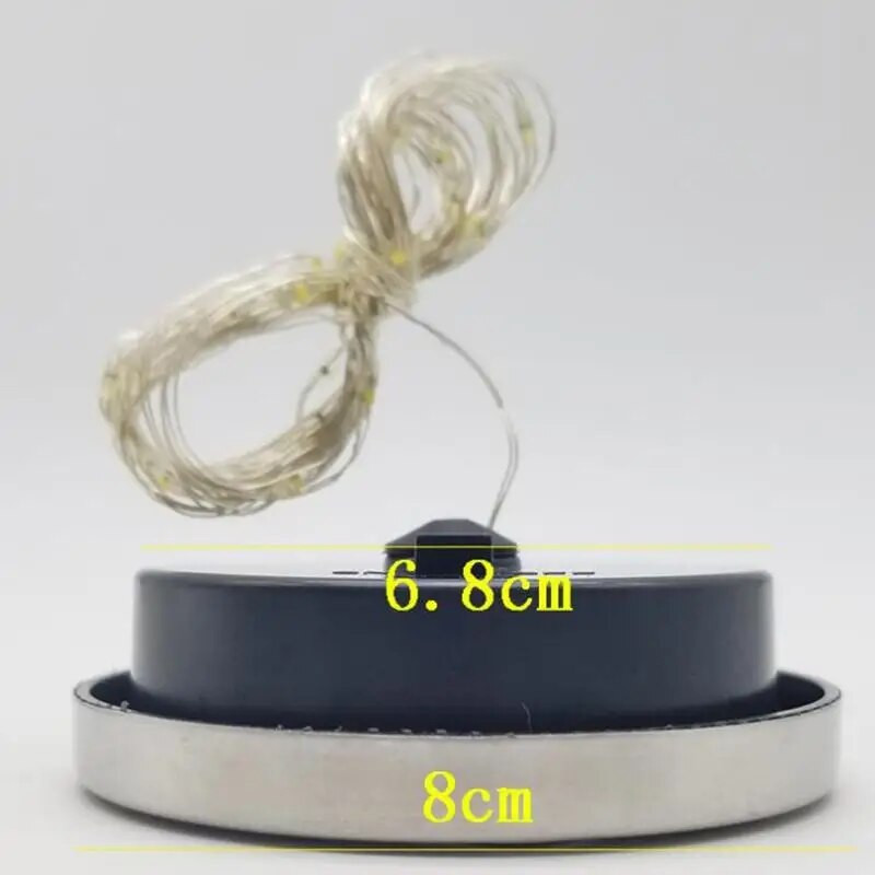 30 LED saulės naktinės šviesos įtrūkimo rutulinis stiklinis indelis palinkėjimų lempa lauko sodo eglutės kalėdinės dekoracijos šviesa be stiklinio indelio