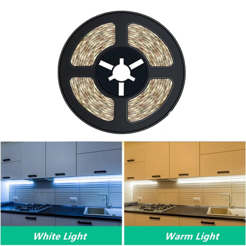 USB senzorové svetlo LED podsvietenie pod skrinkou svetlá LED pohybový pásik ručné mávanie ZAP VYP nie je vodotesné TV kuchynská lampa 5V