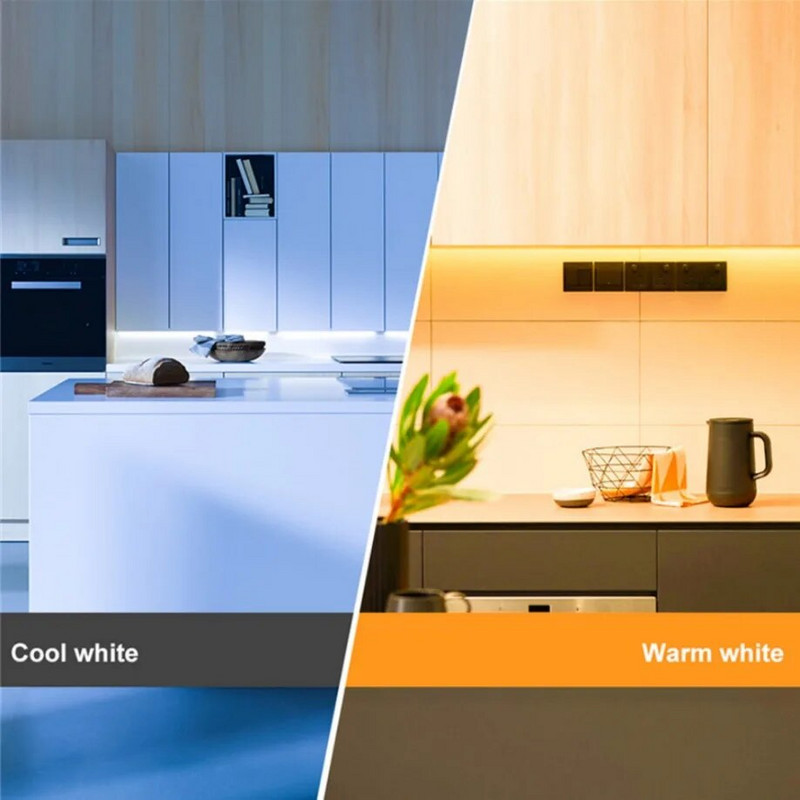 Επιτραπέζιο φωτιστικό λωρίδας LED 12V USB Διακόπτης κίνησης με αισθητήρα κίνησης 20/30/50cm Φώτα κουζίνας LED κάτω από το ντουλάπι