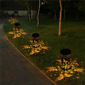 Butterfly Shadow päikesevalgusti välitingimustes veekindel päikesevalgusti retro päikeselaterna projektsioonvalgus päikeseenergia aiavalgusti Väliskujundus