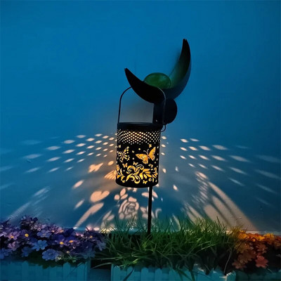 Butterfly Shadow päikesevalgusti välitingimustes veekindel päikesevalgusti retro päikeselaterna projektsioonvalgus päikeseenergia aiavalgusti Väliskujundus