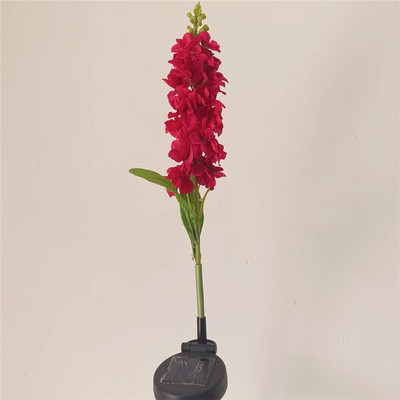 Ηλιακό φως Εξωτερική διακόσμηση κήπου Αδιάβροχο διάδρομος αυλή γκαζόν Αίθριο μονοπάτι Μπαλκόνι πάσσαλος λουλουδιών ηλιακή βιολετί λάμπα