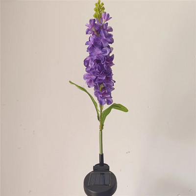 Ηλιακό φως Εξωτερική διακόσμηση κήπου Αδιάβροχο διάδρομος αυλή γκαζόν Αίθριο μονοπάτι Μπαλκόνι πάσσαλος λουλουδιών ηλιακή βιολετί λάμπα