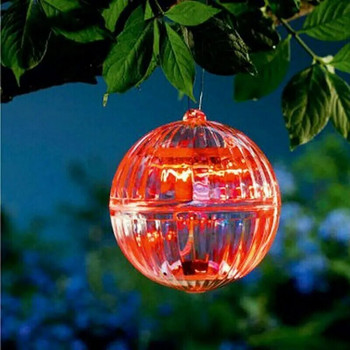 Плаваща лампа за езерце Магическа топка Светлина Водна поплавъчна светлина със слънчева енергия Градинско осветление с промяна на цвета Декорация за дърво на басейн