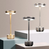 Nabíjateľná stolová dekoračná svetelná dotyková 5V USB LED nočná lampa do kaviarne, baru, reštaurácie, spálne, štúdie, nočných stolíkov