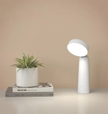 Естетична креативна настолна лампа Декорация на дома Проста настолна лампа Сензорна акумулаторна нощна лампа
