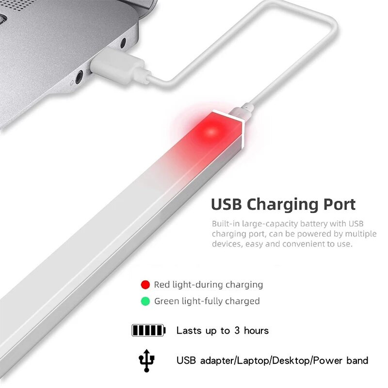 Kapialused tuled Liikumisandur Öövalgus Laetav Juhtmeta LED-lamp Magamistuba Köök Kapp Trepikojad Avaleht