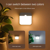 Svjetlo senzora pokreta USB noćno svjetlo LED svjetiljka s prekidačem Punjiva induktorska svjetla za kuhinjske stepenice Hodnik Ormar Spavaća soba